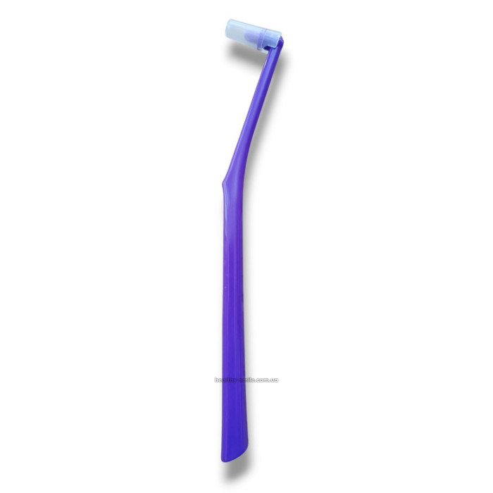 Healthy Smile Tuft Medium 6 мм монопучкова зубна щітка, Фіолетова